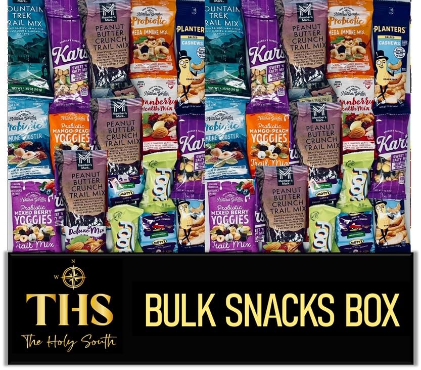 THS Trail Mix Variety Pack, individually wrapped snacks variety pack for adults | Office, breakroom, classroom, Gift Basket Assortment, Healthy, On-the-go, Dried Fruits - 18 Count - Buy more Save More.