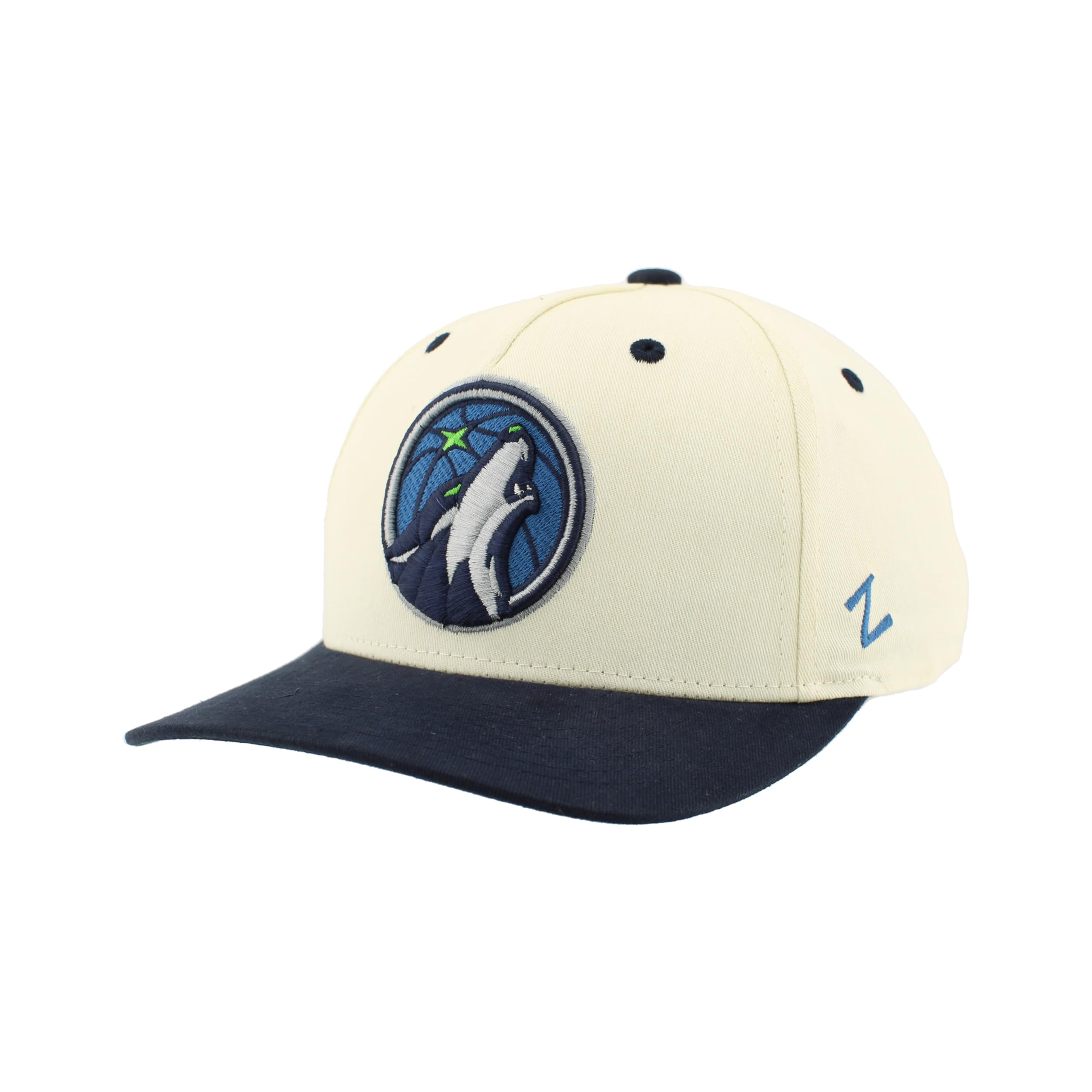 ZHATS Unisex's NBA Officially Licensed Adjustable Snapback Hat Marquee Ivory, One Size