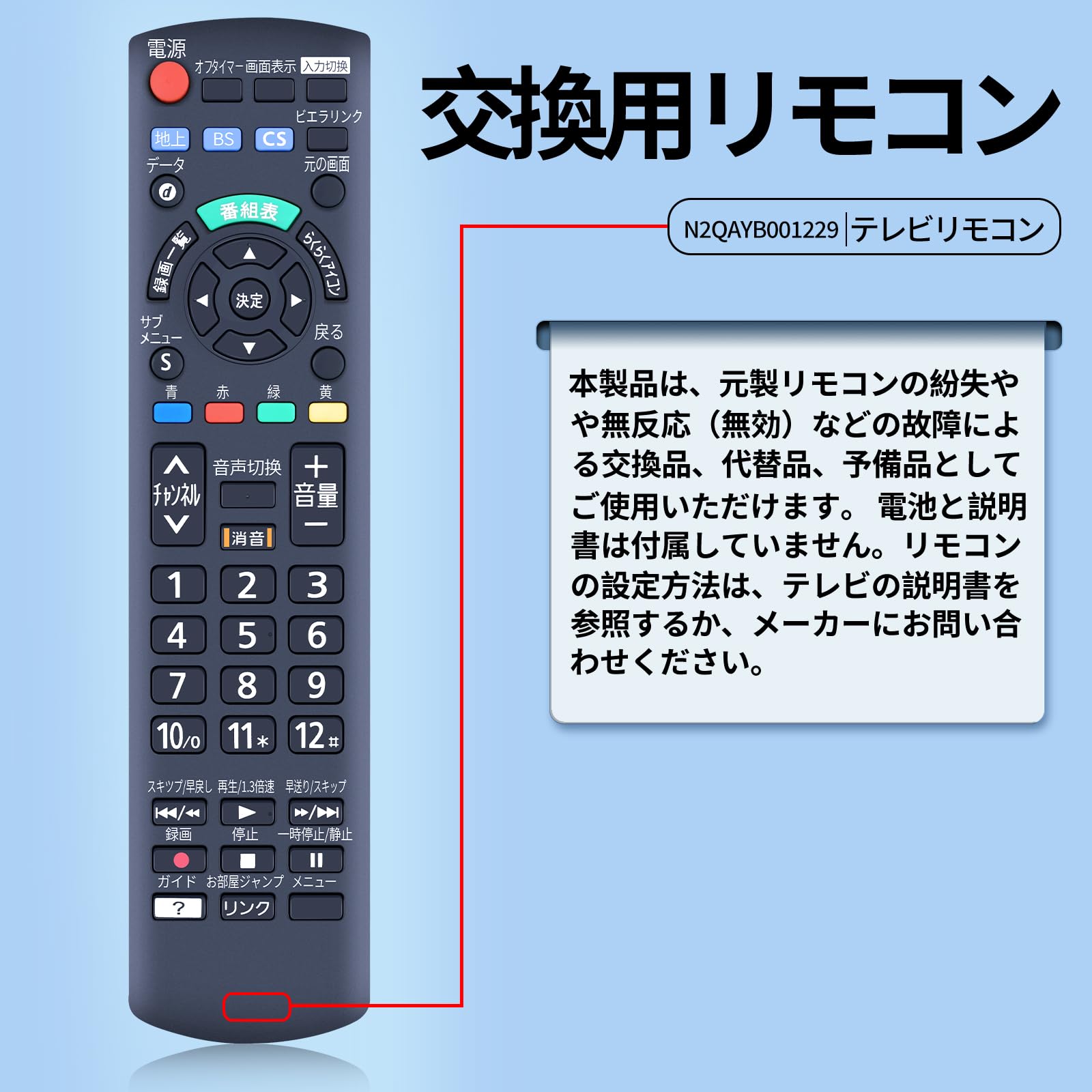 2019年 Panasonic 24V型 VIERA TH-24G300リモコン 楽天市場】【Panasonic純正品】パナソニックVIERA(ビエラ) TH