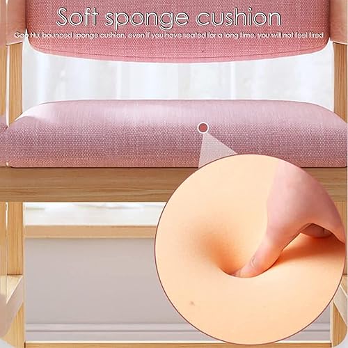 Miniatura 6 de QQXX Adorable juego de escritorio y silla de estudio mesa de estudio escolar de madera con cajones y silla de conejera escritorio de estudio para