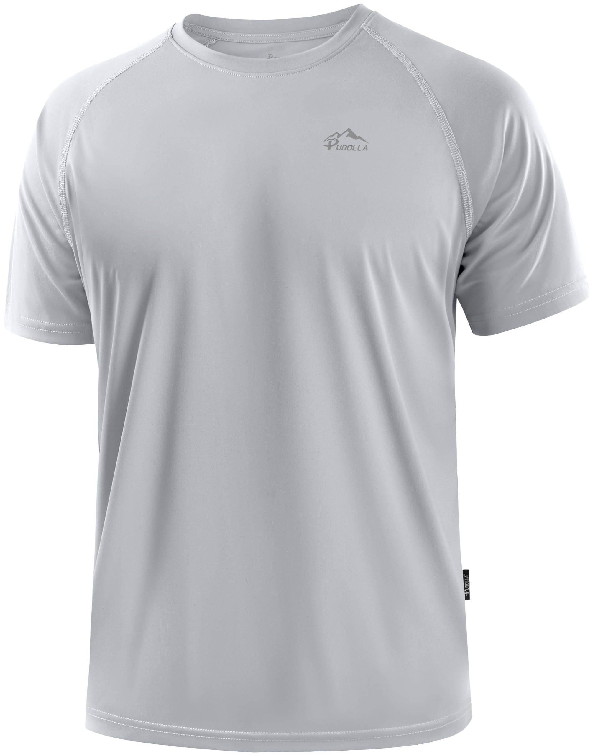 Men's Rashguard Swim Shirts Short Sleeve UPF 50+ Sun Protection SPF Quick Dry Lightweight Water Fishing Beach Shirt