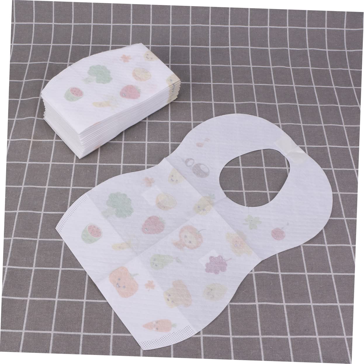 TOYANDONA 60 Piezas Baberos De Bebé Baberos Infantiles Bandana Paño Desechable s De Alimentación De Bebé Giratorio Bolsa De Para Niños Delantal De s