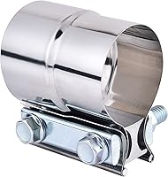 Vista 1 de Abrazadera de acero inoxidable para la banda de escape con 1 bloque