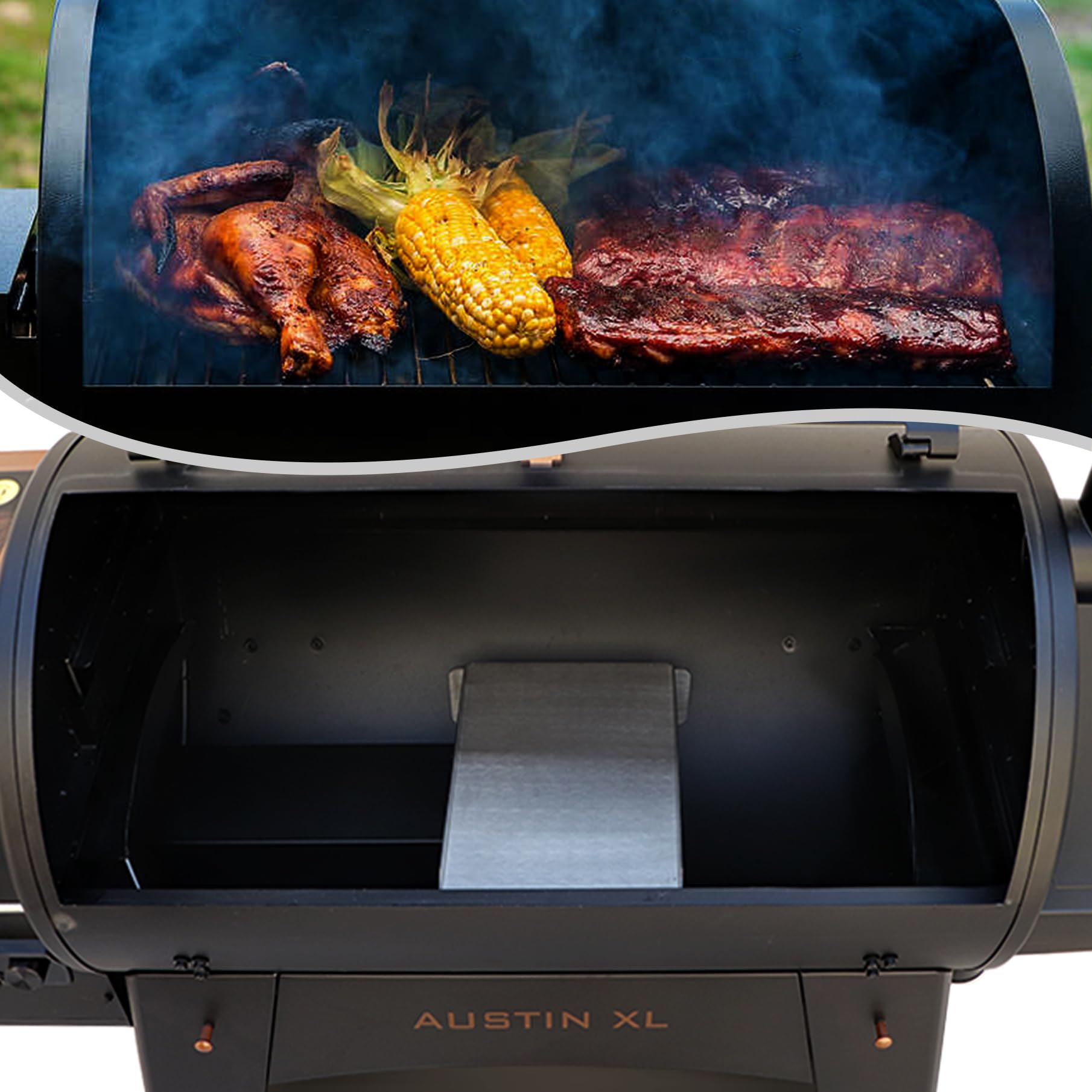 76251 Déflecteur De Chaleur Pour Pit Boss K24, 60131 Déflecteur De Chaleur Pour Louisiana Grills K24, Pierre à Pizza En Céramique De Rechange