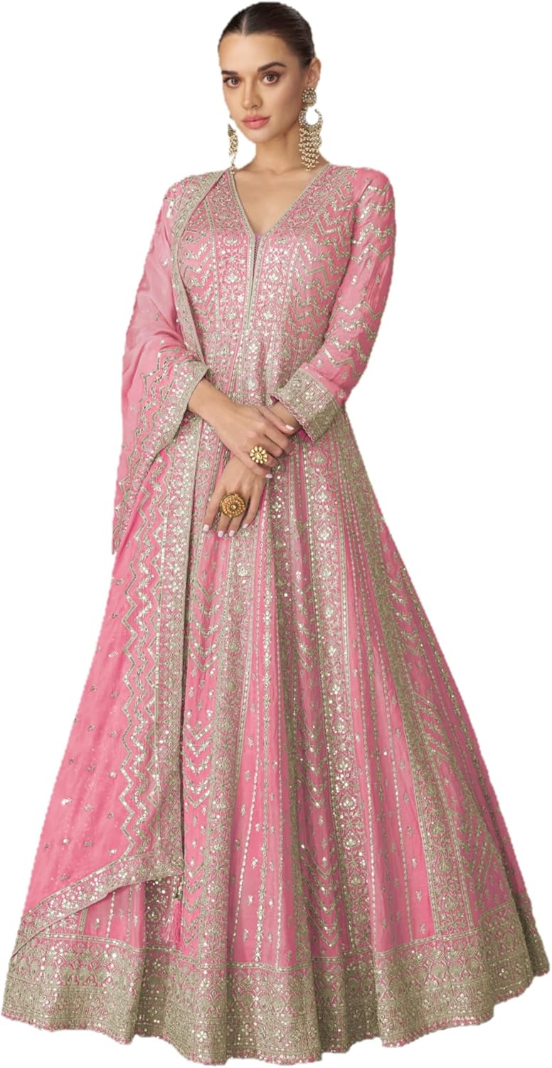 STELLACOUTURE Ready to wear salwar kameez for women, Indian Pakistani traditional ethnic suit, Eid, Wedding, Party 3058-O