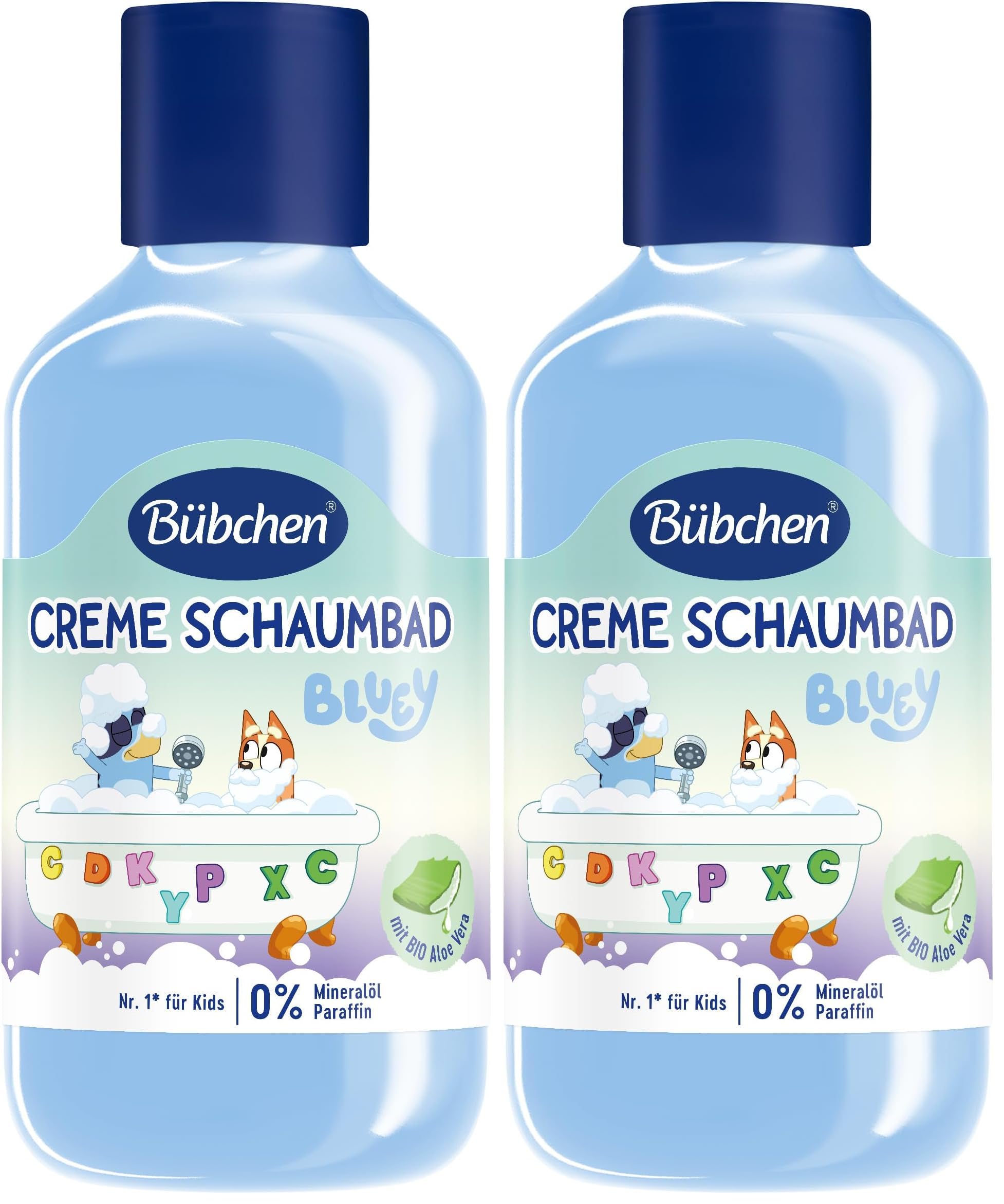 Bübchen Creme Schaumbad Bluey 250ml (Packung mit 2)