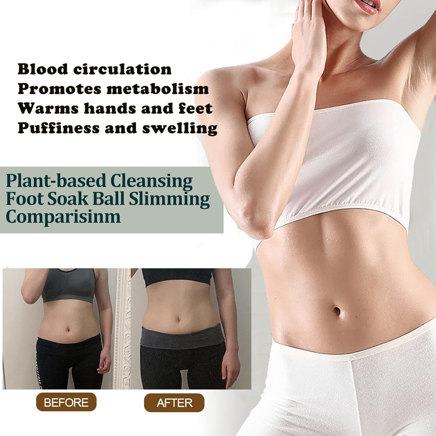 Foot Soak, 12PCS Foot Bath Wormwood Old Ginger Foot Soaks Ball Improve Sleep Foot Care Spa Relax for Muscles Foot Pain Relief