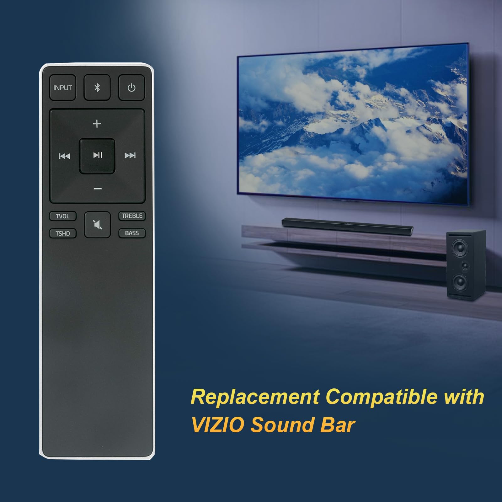Amazon.com: New Replace Remote Control fit for Vizio Sound Bar