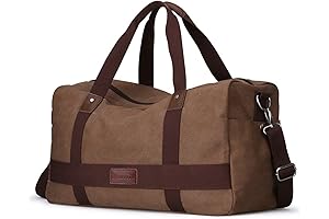 ZeBella Unisex Canvas Large Military Duffel Bag