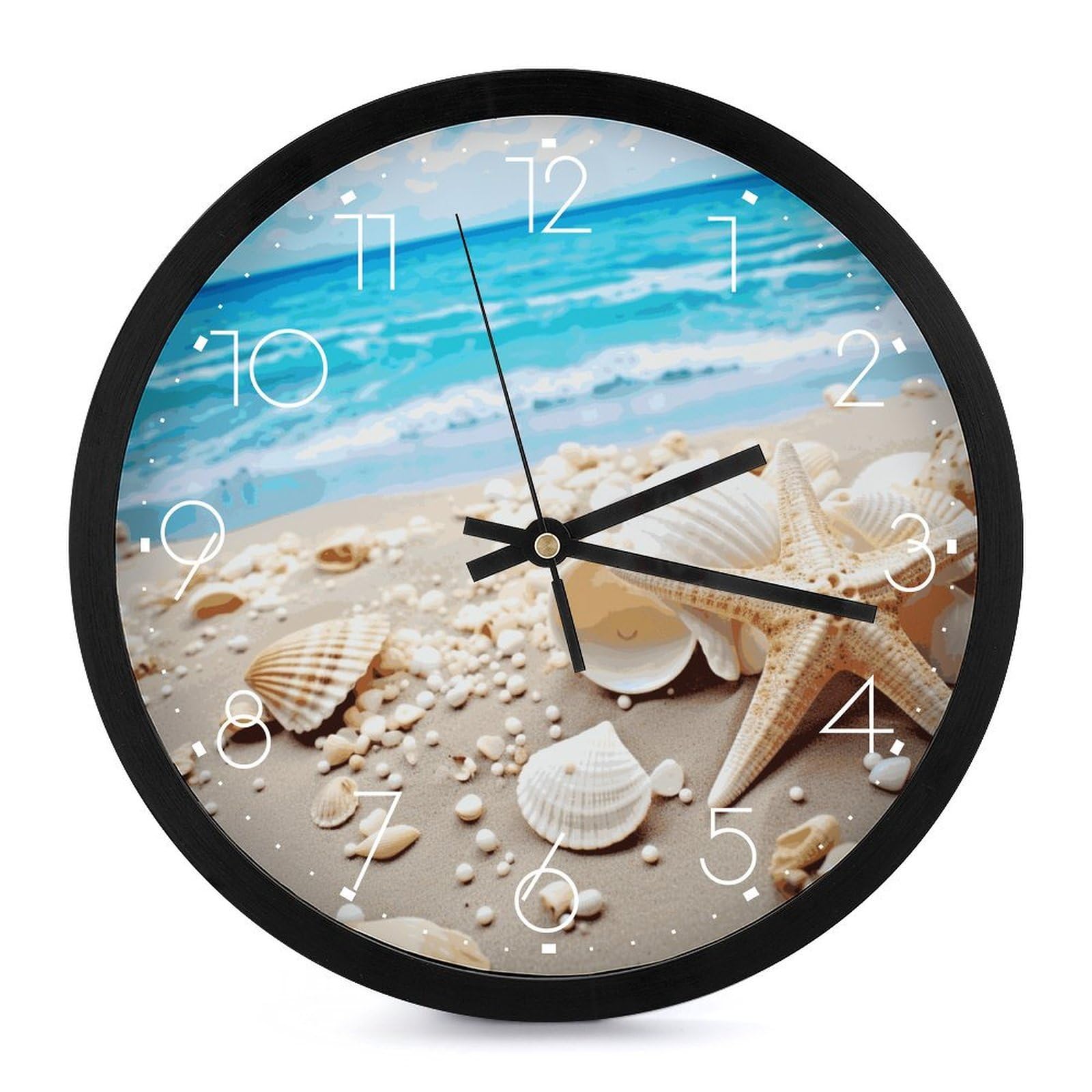 Horloge murale océan déco mer pour illuminer votre salon