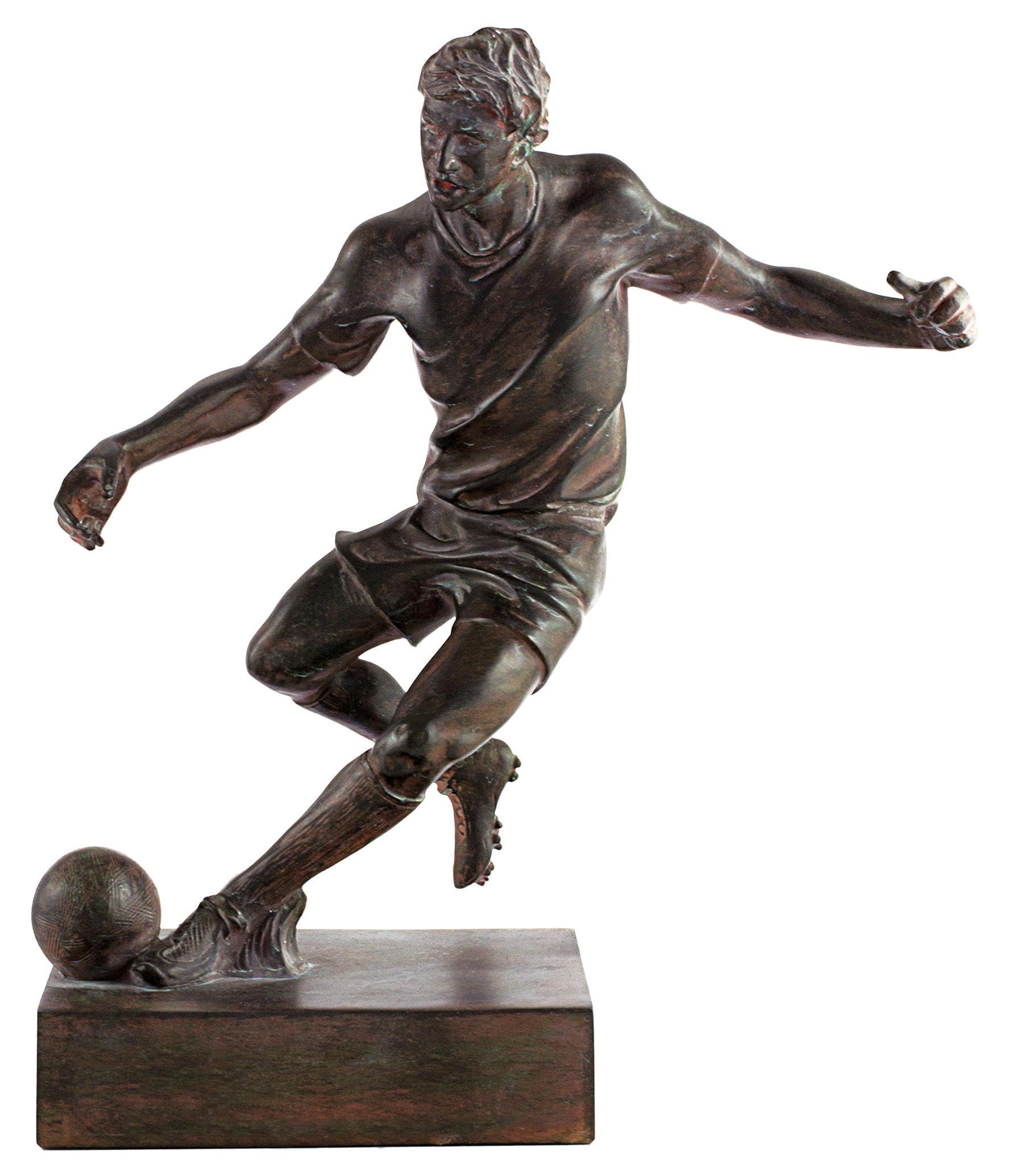 Trofeo de Fútbol grande GRABADO premio Futbolista Mejor Jugador, Máximo Goleador, Pichichi... 33cm de altura
