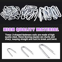 Vista 3 de Swpeet 151 alicates de esgrima de 10 pulgadas con cabeza de martillo y 3 tamaños de 3/4 pulgadas, 5/6 pulgadas, 3/2 pulgadas, juego de grapas