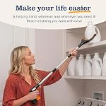 Ezpik 43" Outil pliable de reacher pour les aînés - Grabbers for Elderly Grab It Atteindre outil de prise de main lourd de service outil supérieur - Bâton de griffe pour atteindre les aides (43" (Boîte de 1))