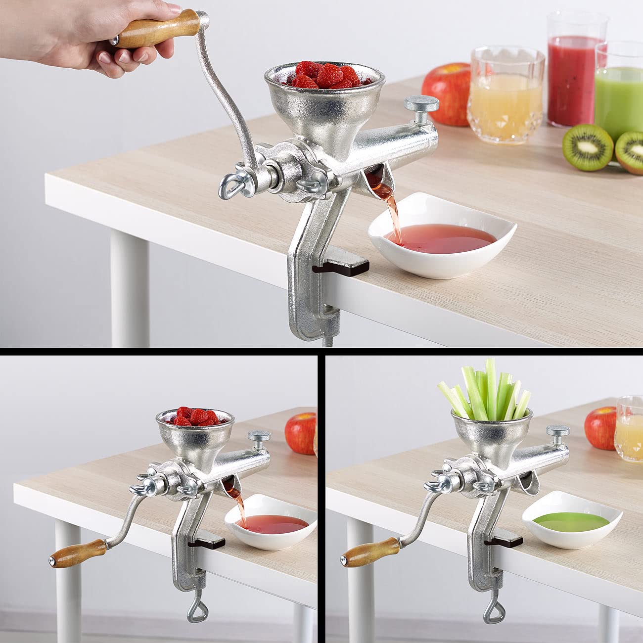 Extracteur de jus professionnel en fonte [Rosenstein & Söhne]
