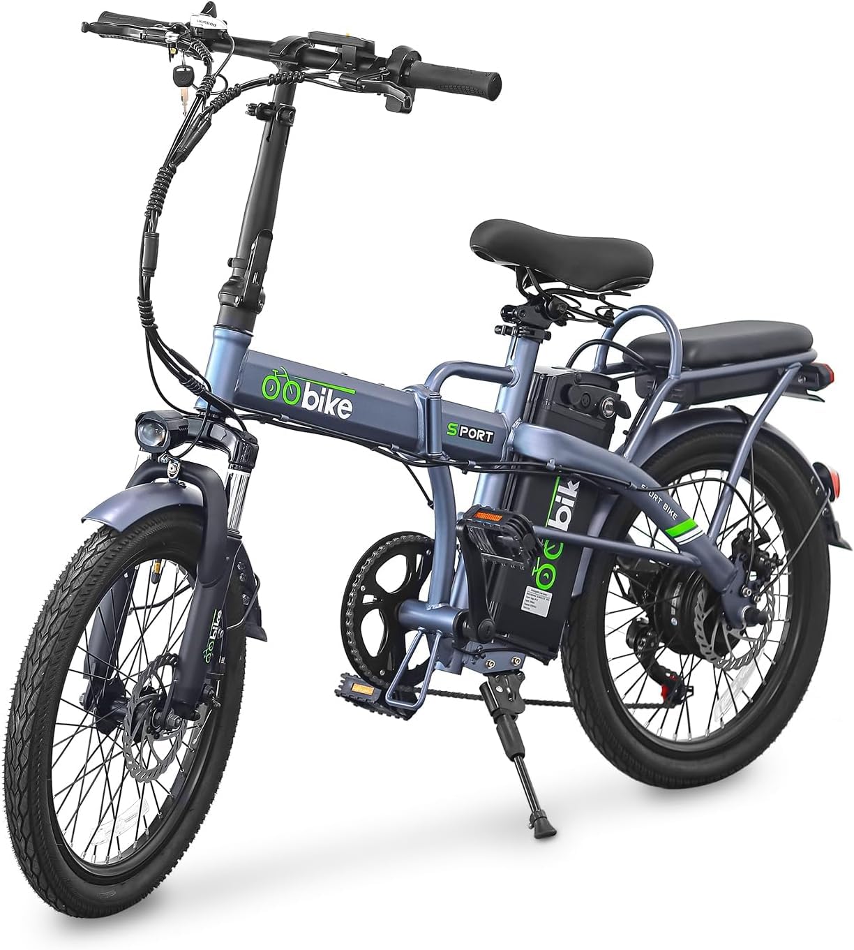 Amazon | 折りたたみ自転車 5段アシスト サスペンション搭載 20インチ