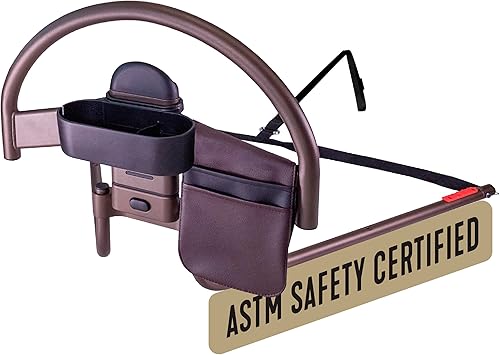 Signature Life Stander Wonder Click - Manija de cama para marcos de cama ajustables de madera, riel de asistencia extraíble para adultos, personas