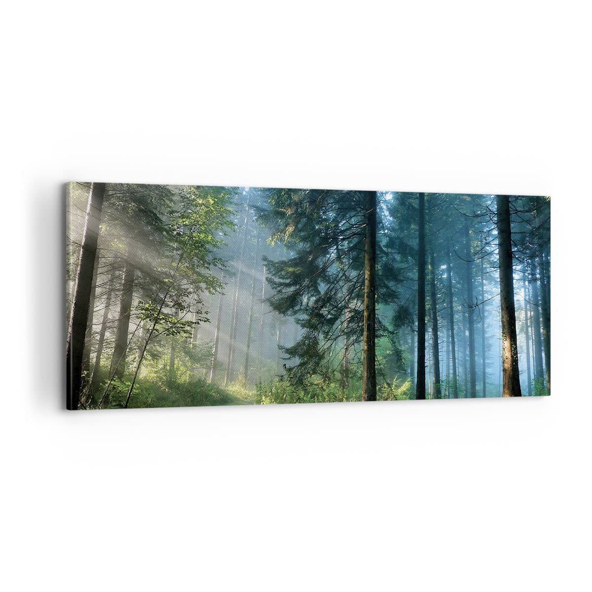 Impression sur toile tableau sur toile châssis rouge paysage forêt Impression sur toile tableau sur toile châssis rouge paysage forêt