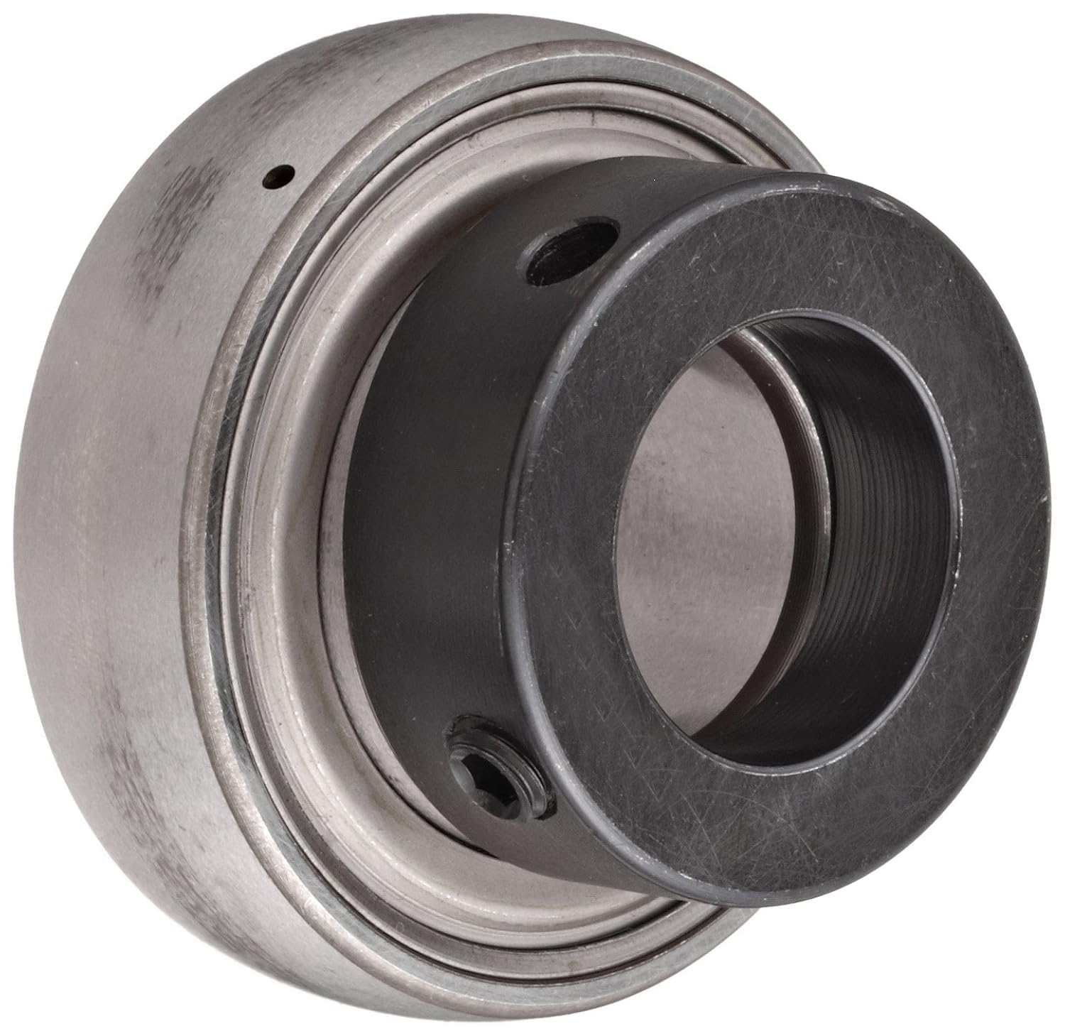 SKF YET 206-104 Ball Bearing Insert, Double Sealed, Eccentric Collar, Regreasable, Steel, 1-1/4