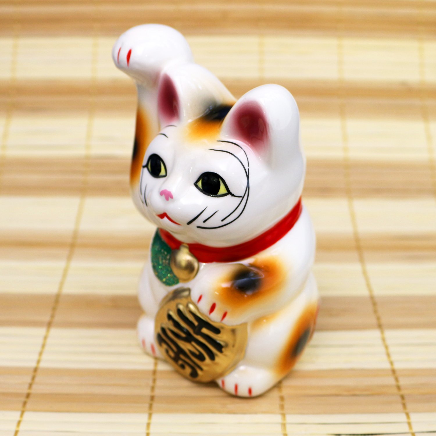 Amazon.co.jp: クラフトマンハウス 手長 招き猫 貯金箱(小