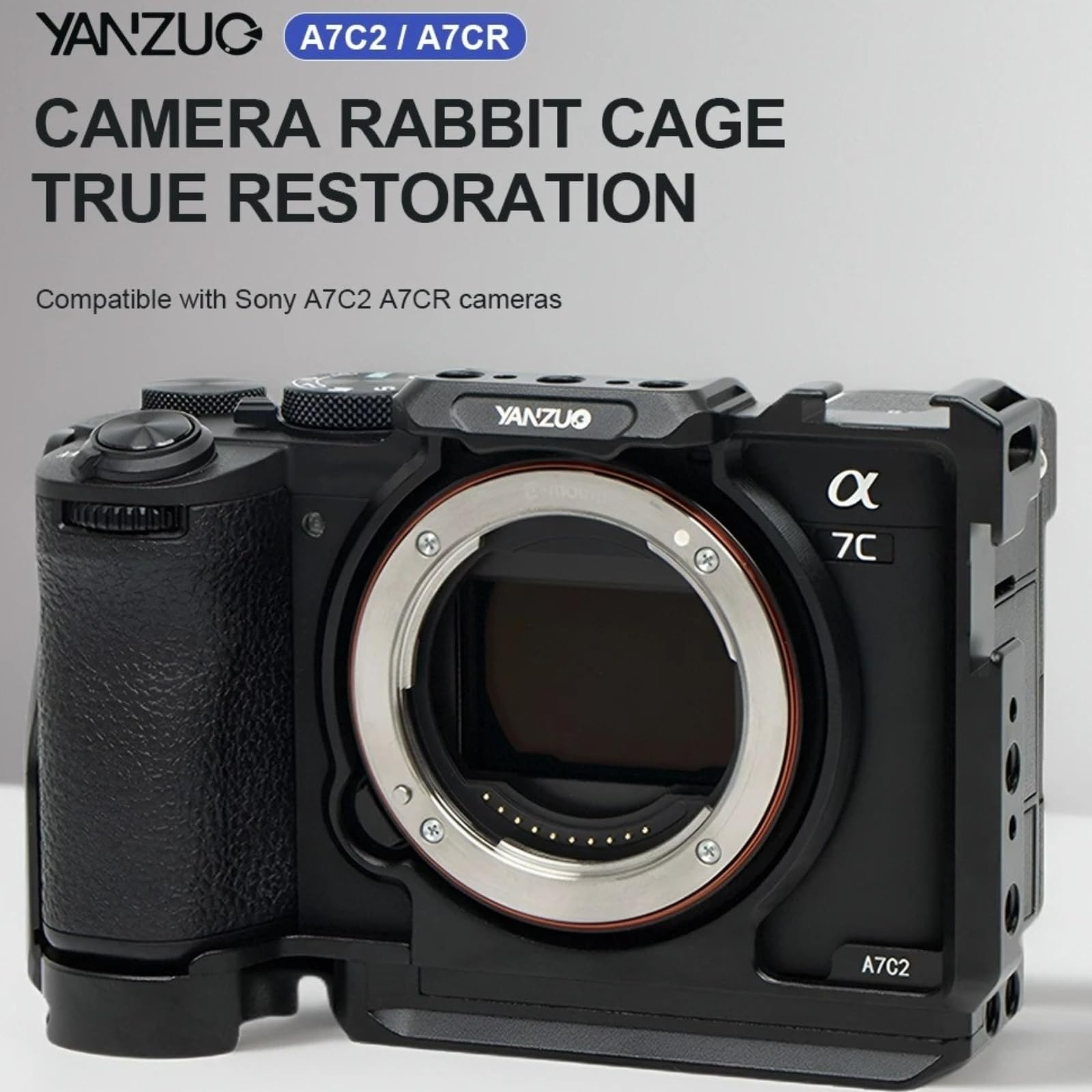 Amazon.co.jp: カメラケージ A7C II A7CR アルミニウムケージ Sony