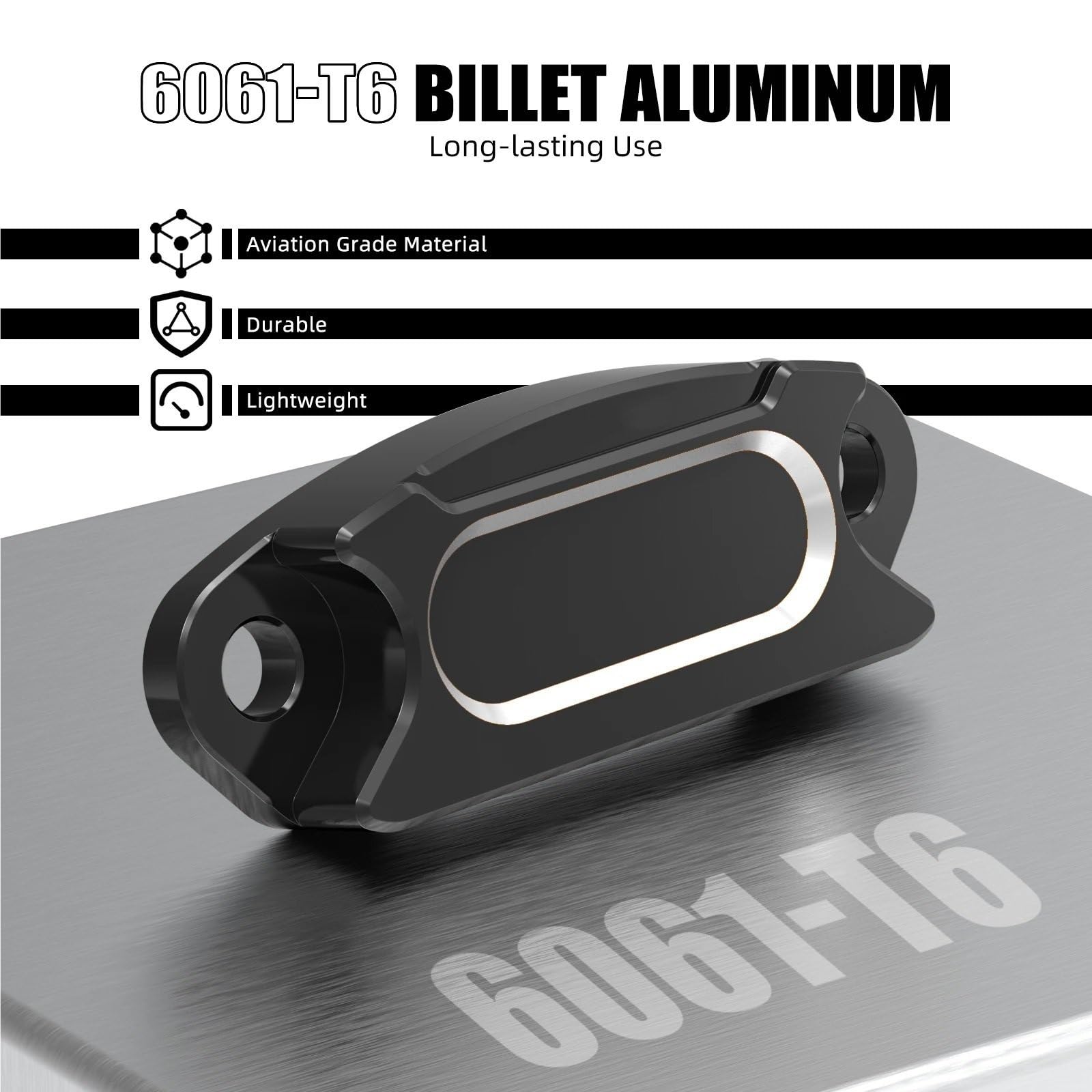 Actuador de control de embrague Cubierta de aluminio para palanca de cambios, compatible con Harley Road King/Special FLHRXS Street Glide FLHX Special FLTRU 2017-2019(Golden White)