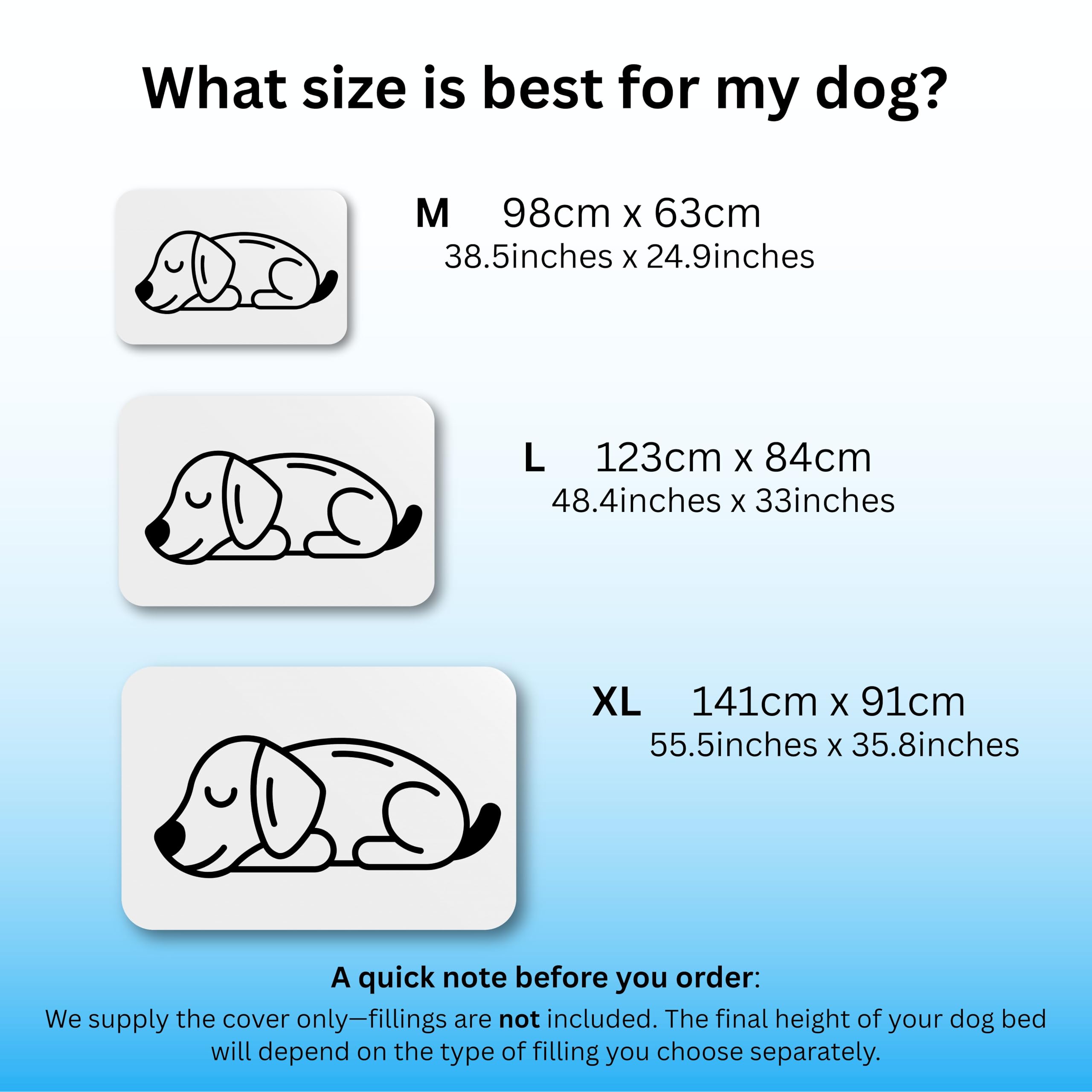 UK Pet Beds Replacement Dog Bed Cover - Heavy Duty Waterproof - Easy Clean - Size Large - Colour Black - Image 4