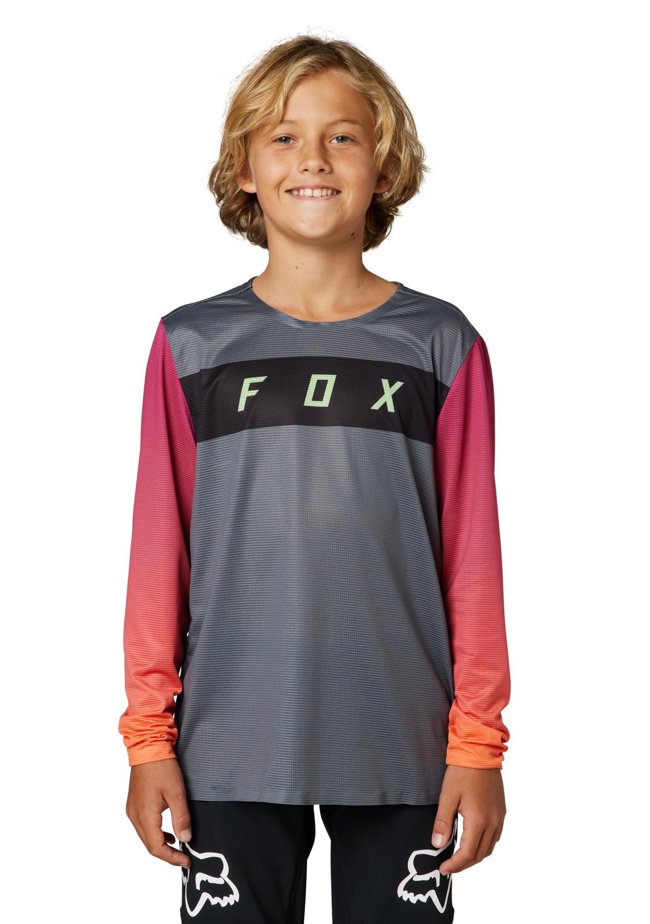 Fox Racing YTH Flexair LS Jersey [PTR] szary