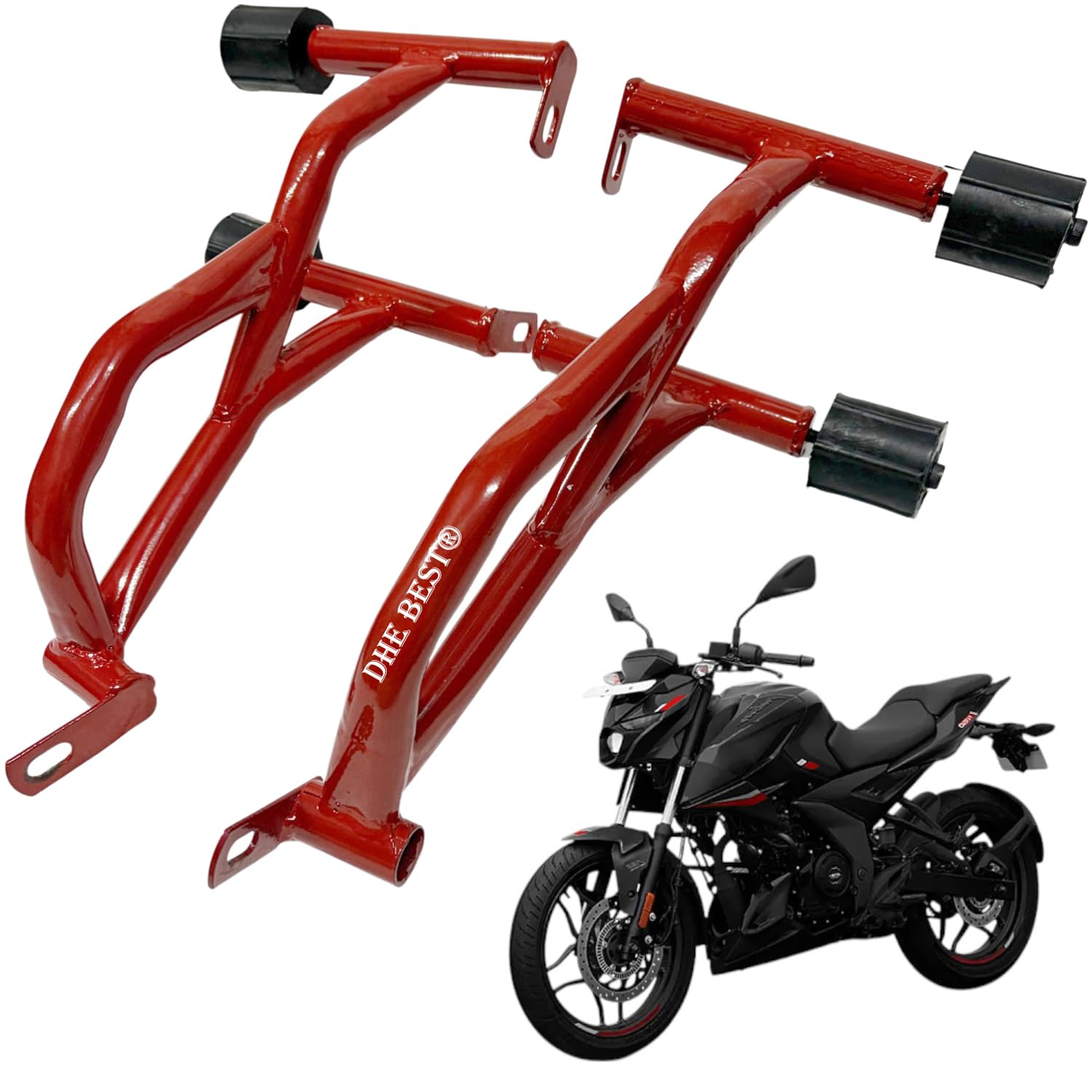 Dhe Best Heavy Duty Steel Crash Guard Engine and Frame Protection with Strong Mounting for Pulsar N160