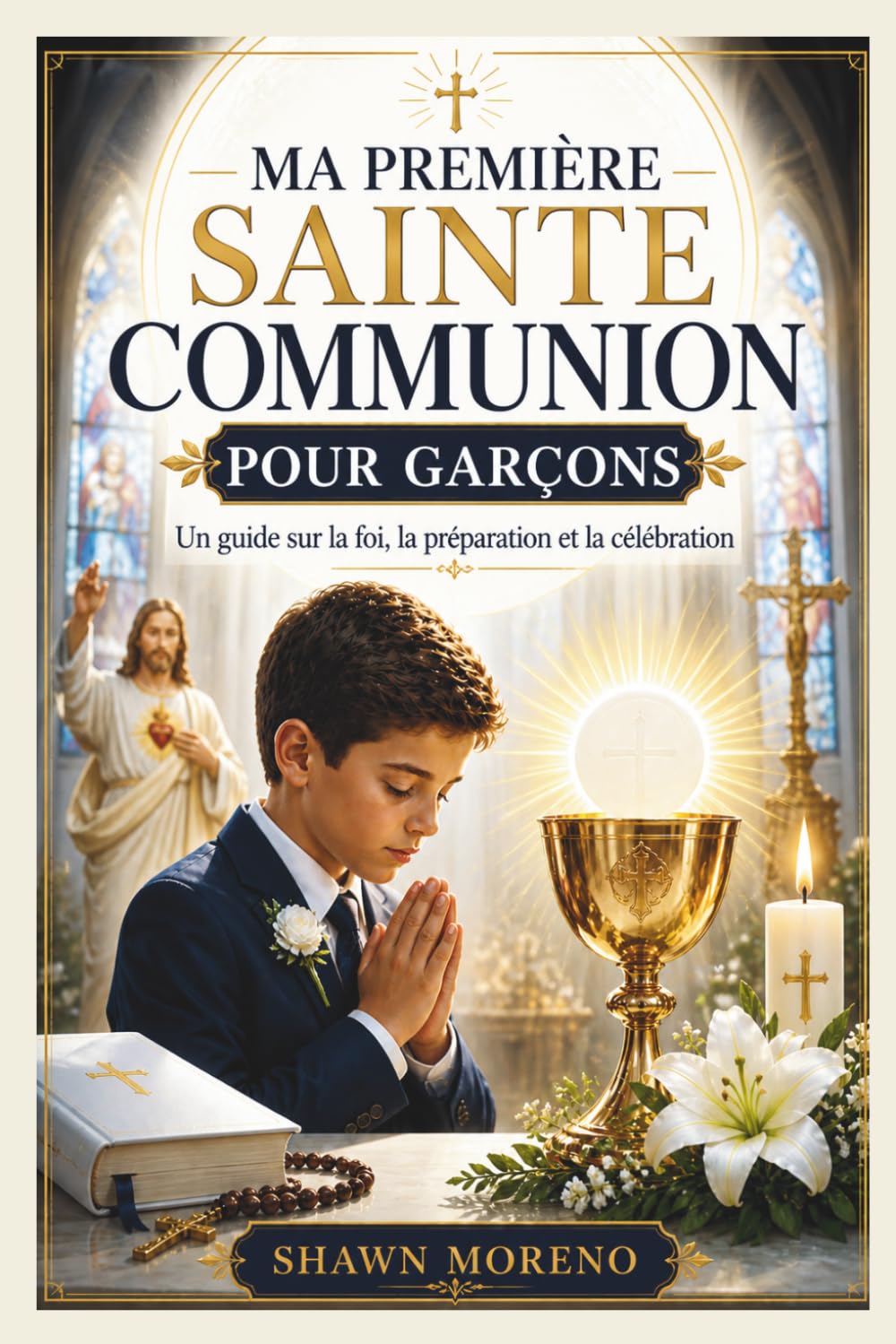 MA PREMIÈRESAINTE COMMUNION POUR GARÇONS: Un guide sur la foi, la préparation et la célébration