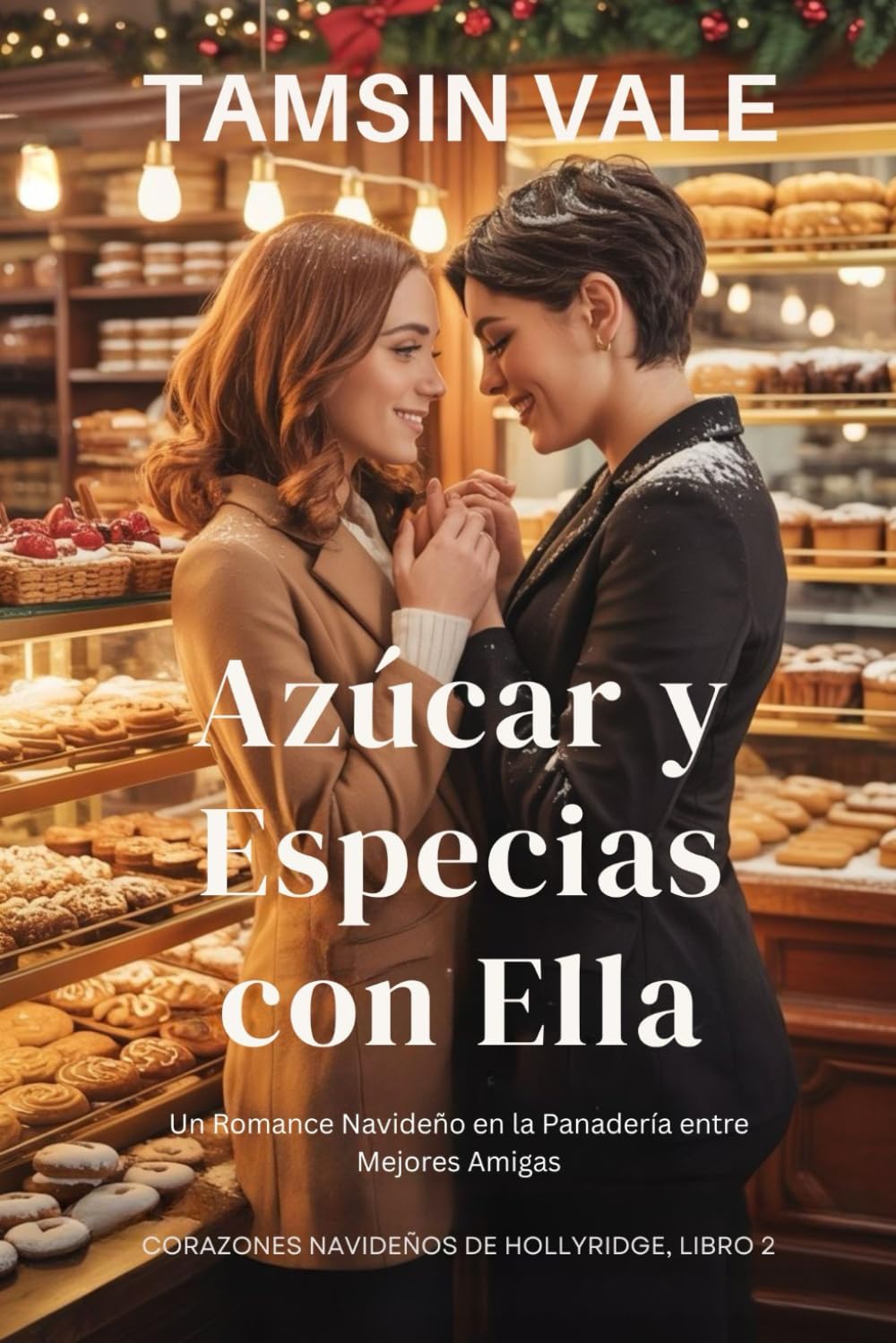 Azúcar y Especias con Ella: Un Romance Navideño en la Panadería entre Mejores Amigas (Corazones navideños de Hollyridge: Una Serie de Romance Sáfico y ... en un Pequeño Pueblo durante las Fiestas)