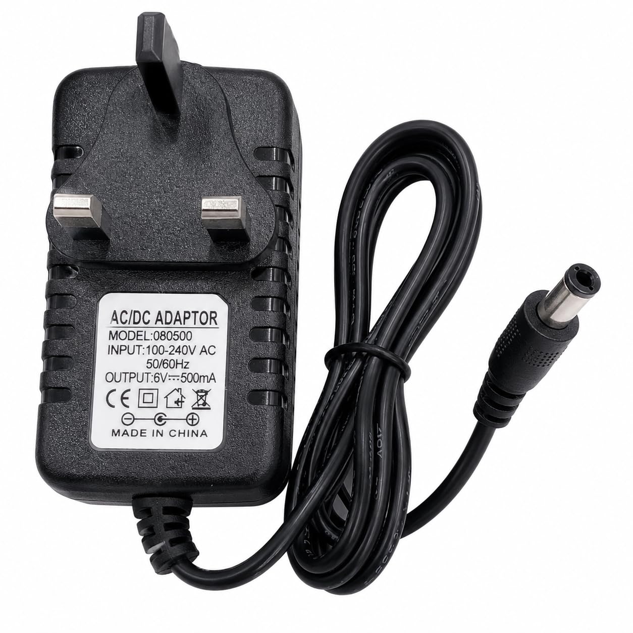 Lianchong6V500mA Charger for Ride OnToys,KidsElectricCars6Volt Battery,Universal Power Supply with5.5mmx2.1mmConnector and LED Indicator for Quad Bikes &Sports CarsBikesElectricMotorbikeMotorcycle,5ft