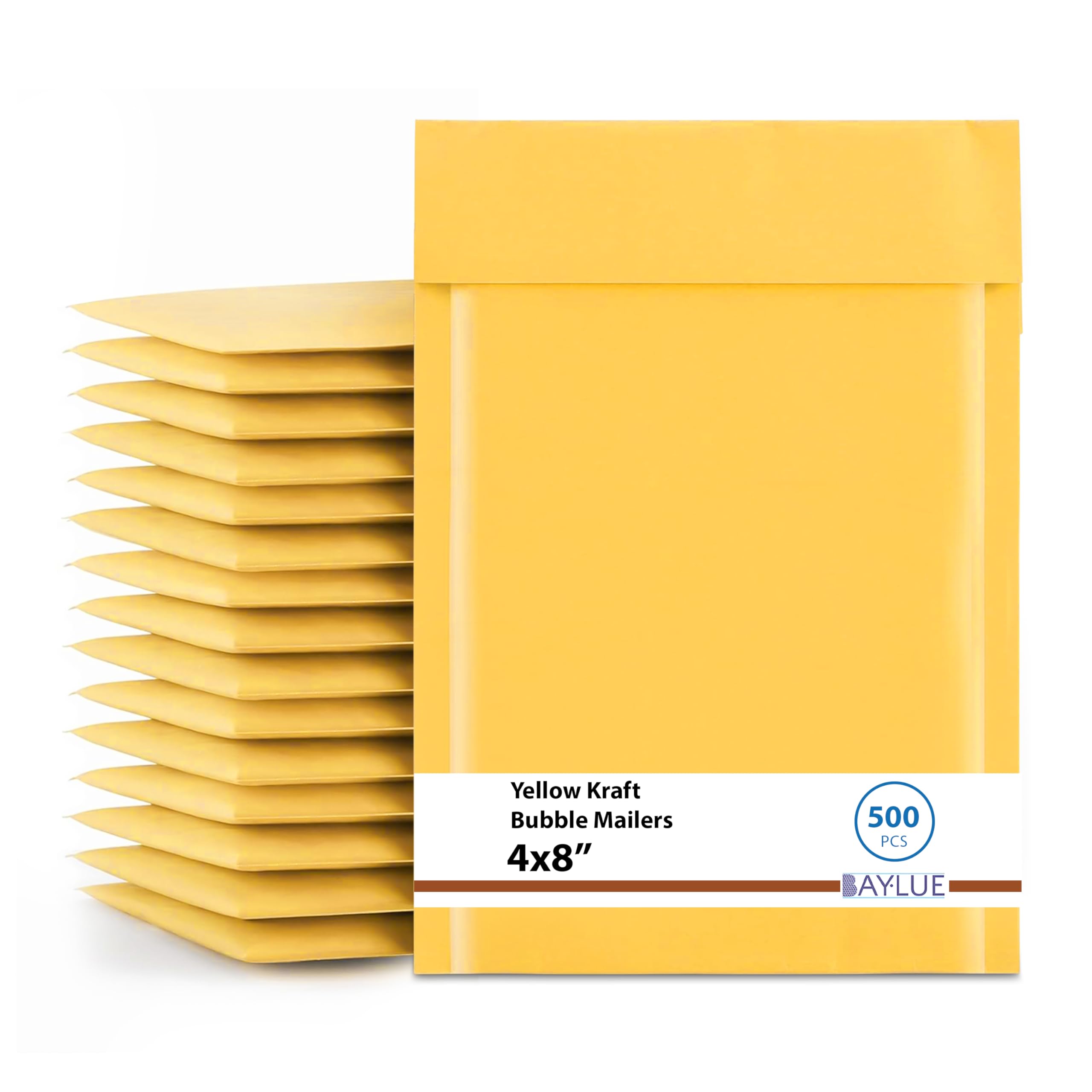 Amazon.com: Small Bubble Mailers 4x8 Inch #000 | Thick Padded Kraft Bubble  Mailer Envelopes | Trading Card Sports Card Shipping Bubble Envelopes |  Mailing Envelopes | Water & Tear Resistant