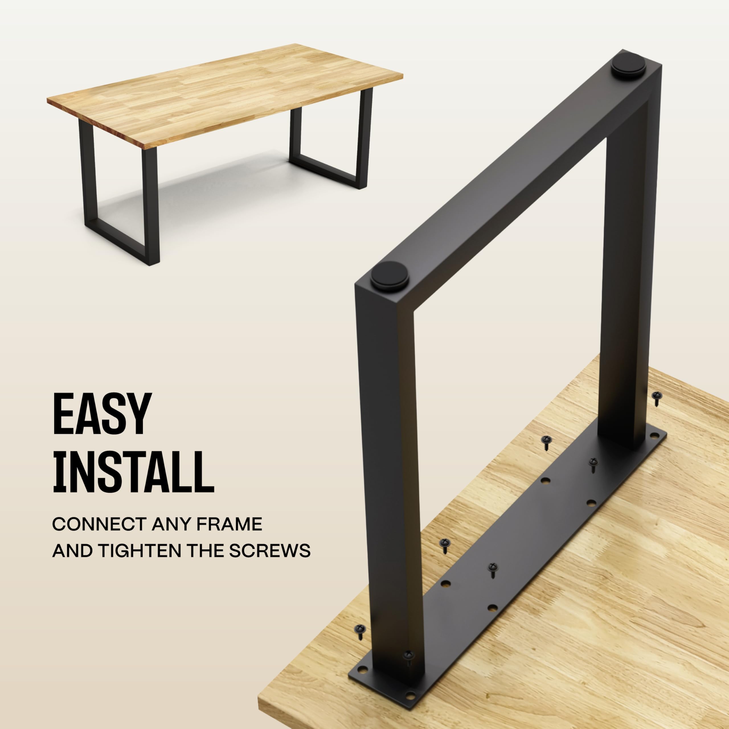 Solid Wood Desk Table Top Pre-Finished 1 2 Thick Tabletop - Universal Fit for Standing Desks Countertops Workstations — view 7