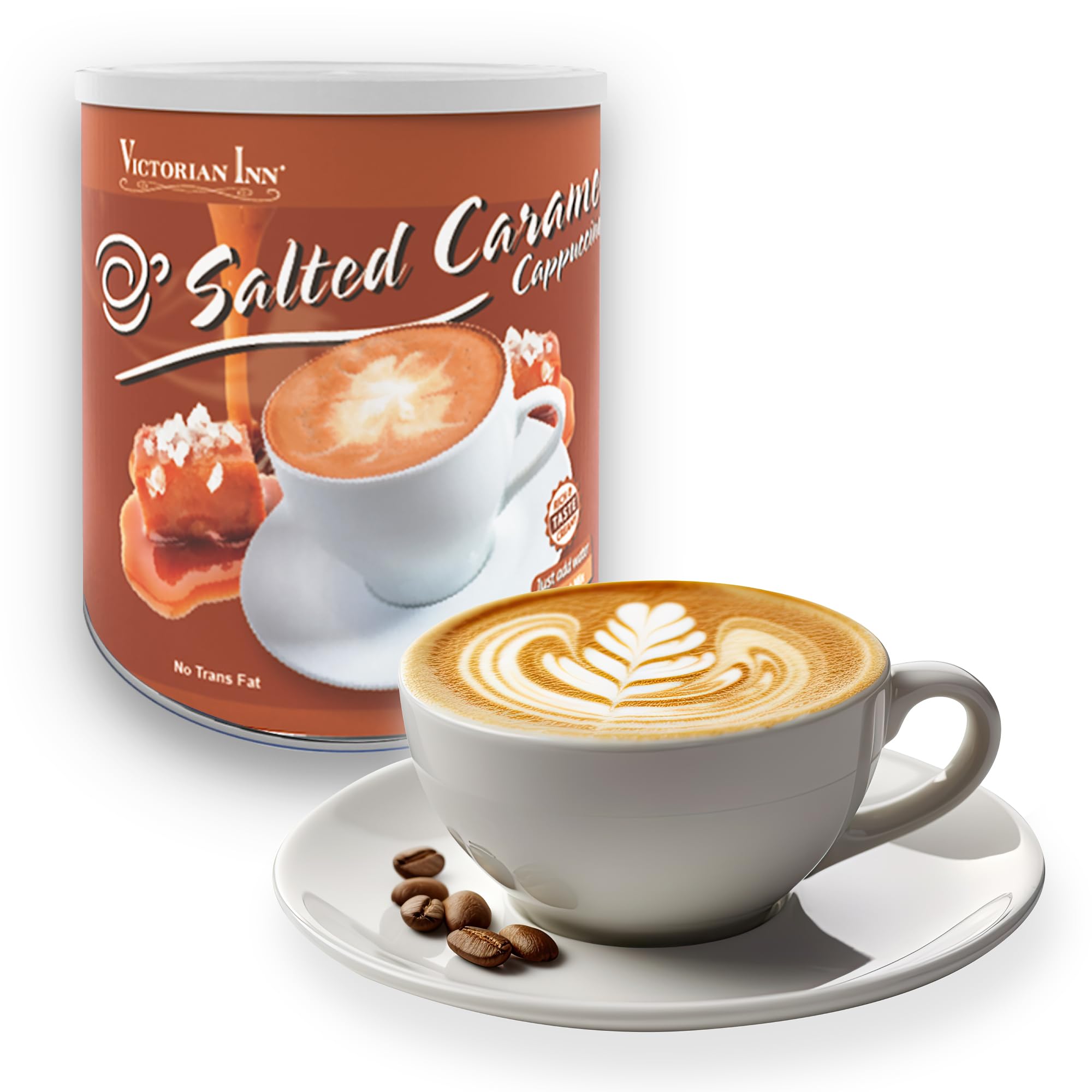 Amazon.com : Victorian Inn Instant Cappuccino - Salted Caramel