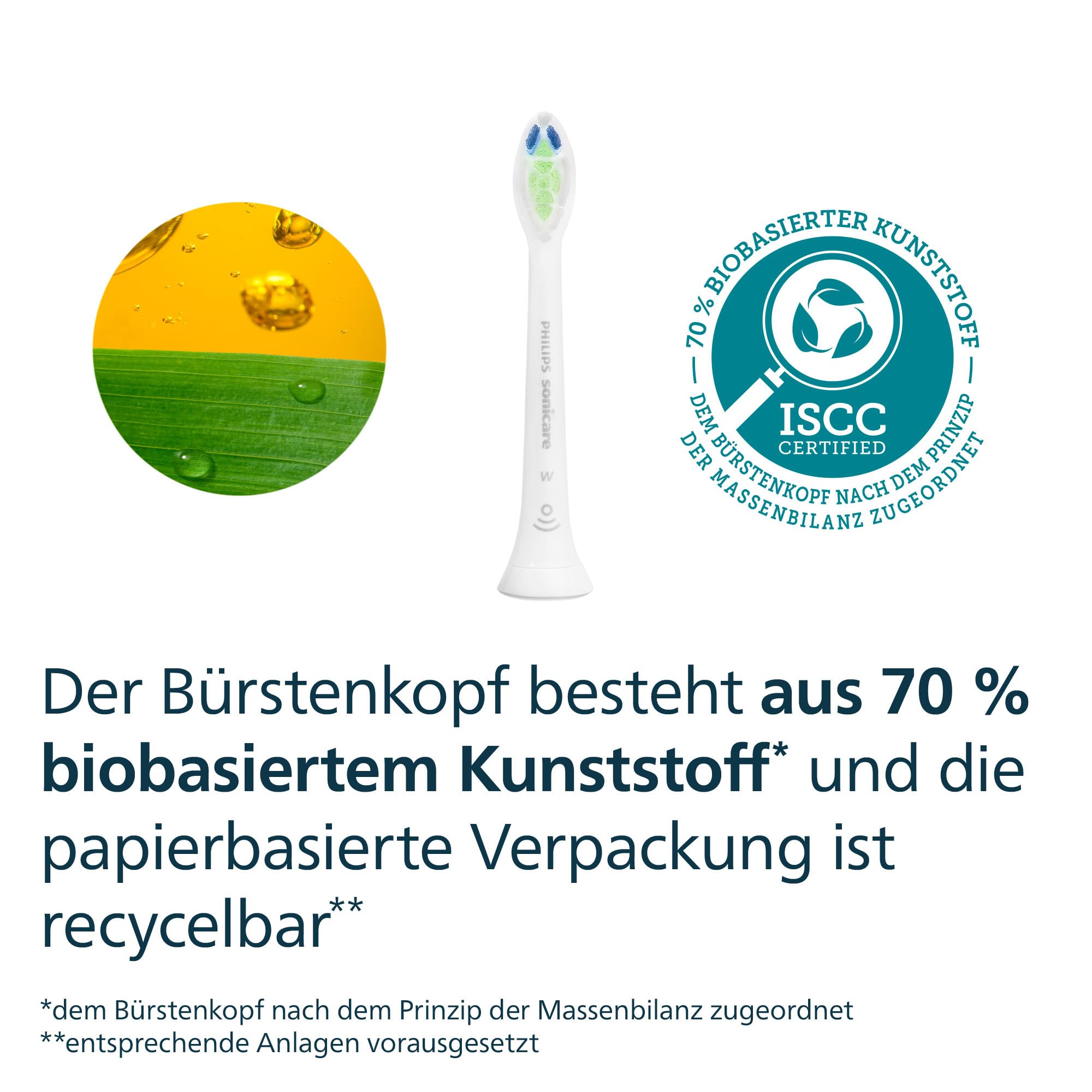 Philips Sonicare W2 Optimal White, Original Ersatzbürstenköpfe, Weiß, 8er-Pack, HX6068/87