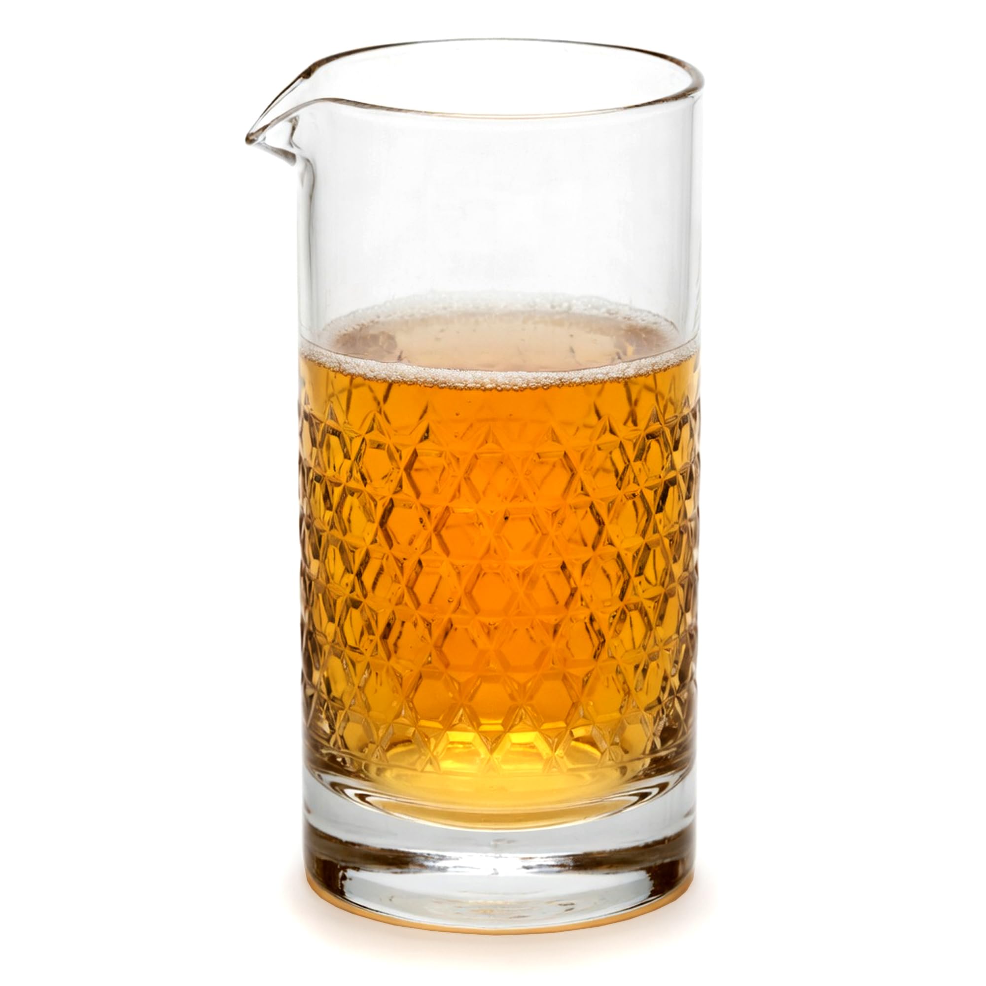 Verre mélangeur de barman en cristal, le cadeau idéal pour esthète