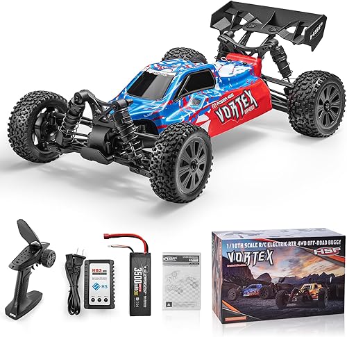 HSP Rc Car 110 Off Road Buggy Racing 4WD Energía Eléctrica Control remoto Coche 4x4 Alta Velocidad Hobby Vehículo Juguetes (azul)