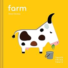 TouchThinkLearn Farm Childrens Books Ages 1-3, Interactive Books for Toddlers, Board Books for Toddlers Touch Think Learn
