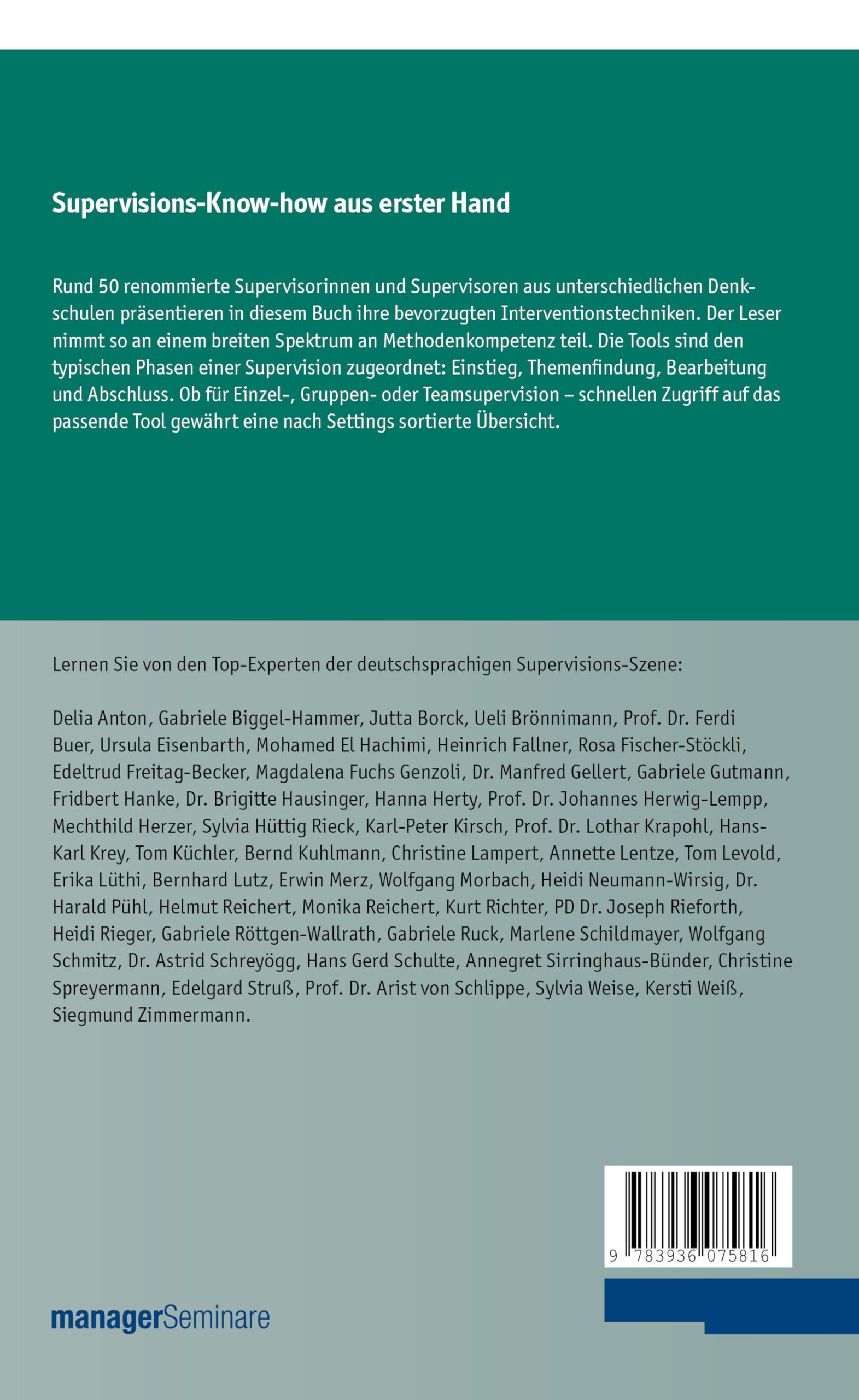 Supervisions-Tools: Die Methodenvielfalt der Supervision in 55 Beiträgen renommierter Supervisorinnen und Supervisoren (Edition Training aktuell)