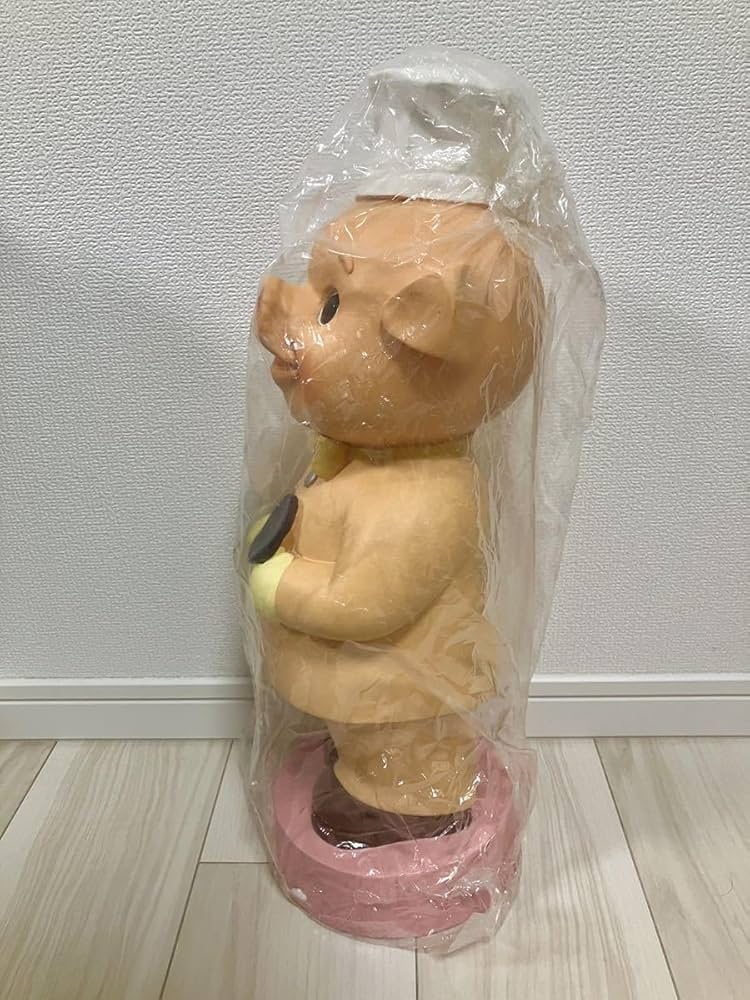 豚コックさん　豚　置物　等身大　店舗　フィギュア　飲食　看板　レトロ　お洒落 fr020505br-5.jpg