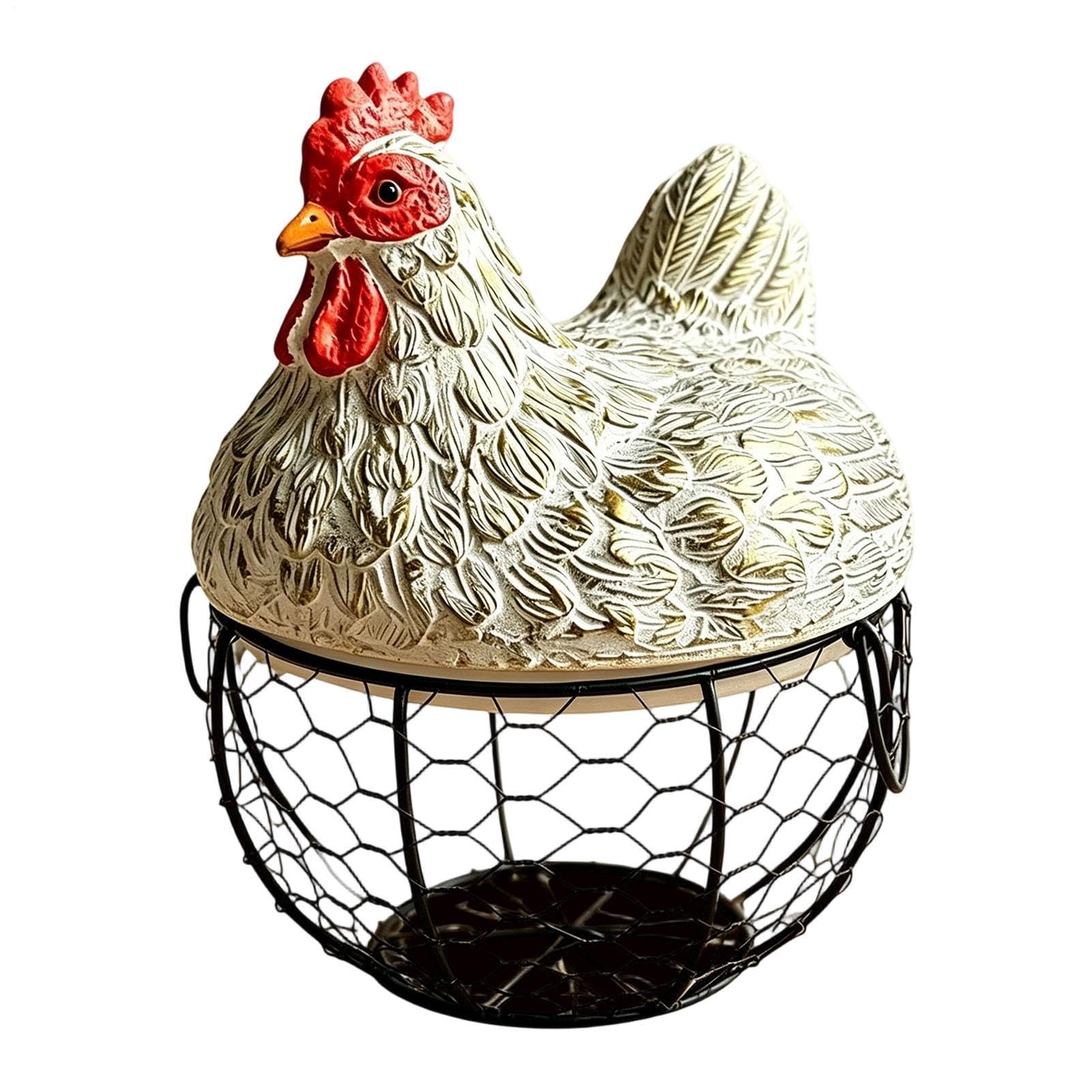 Cesta para huevos de gallina que soluciona la falta de espacio en tu cocina