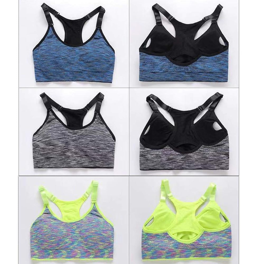 Amazon | [FTXJEHG] スポーツブラ 3枚セット ジム ヨガ 揺れない