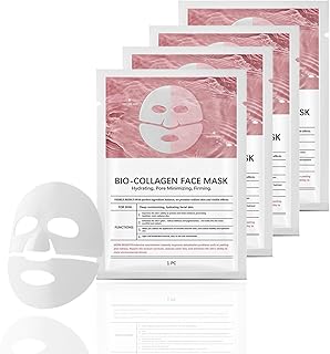 YIKESHU Mascarillas de hoja para hidratación,...