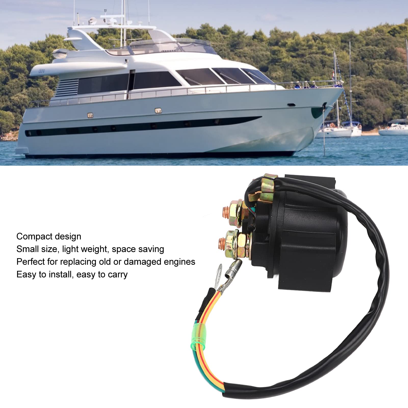 Amazon.co.jp: 船外モーター スターター リレー、耐久性 6G1 81941 10