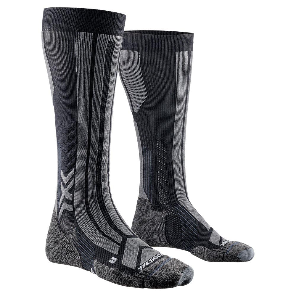 X-Socks Mens Over The Calf (Otc), BLACK/CHARCOAL, 3-5 EU