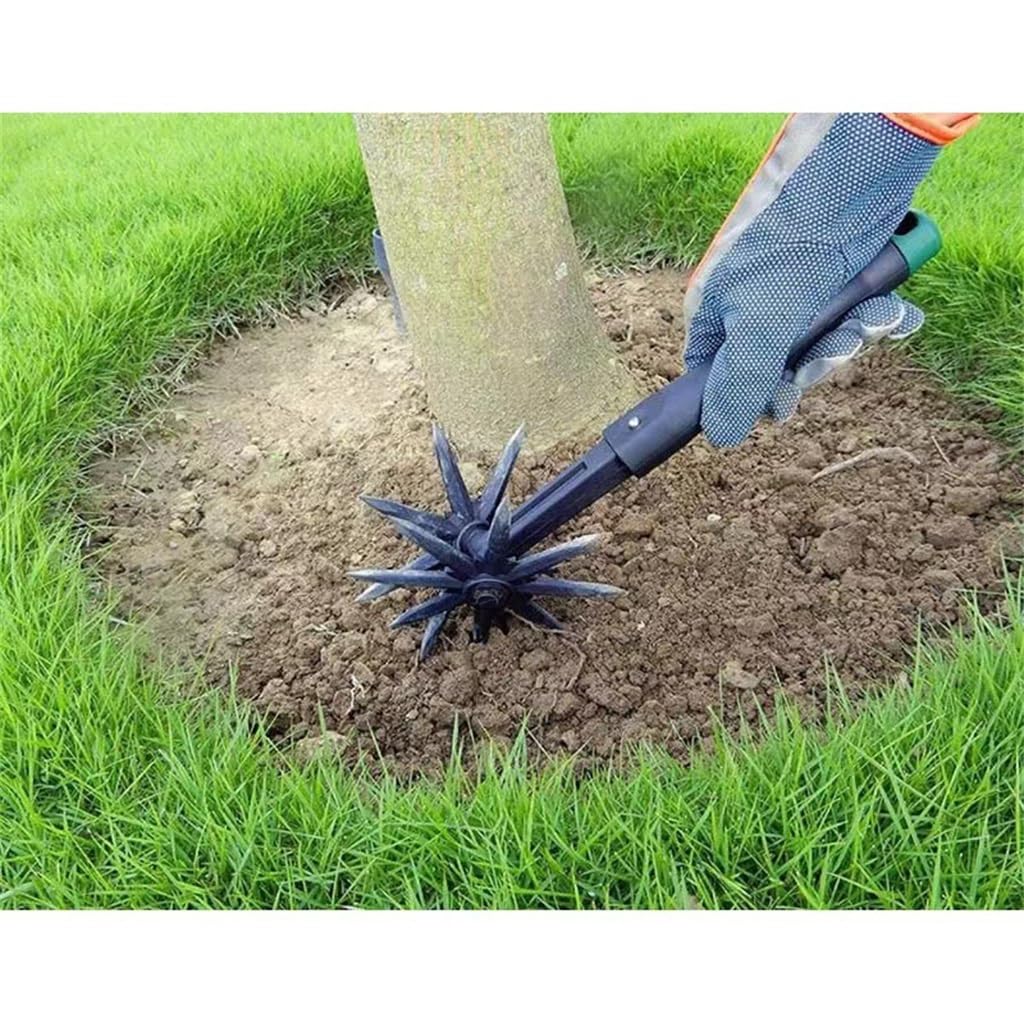 Strumento Coltivatore Rotante, Multifunzione Fresa Ad Artiglio 2 In 1 Scarificatore Del Terreno Del Giardino Miscelazione Del Terreno Ventilato Design Rimovibile Motozappa Rotativa