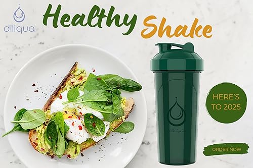 Miniatura 6 de PAQUETE DE 2, Botellas Agitadoras de 28 oz y 20 oz con Potentes Batidores de Alambre para Mezclas de Proteínas  Paquete de Botellas Mezcladoras a