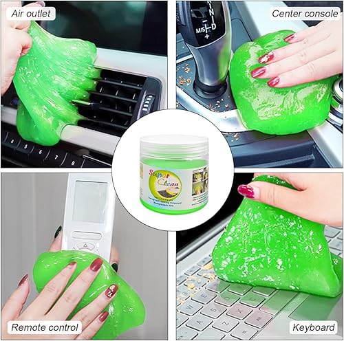 Vista 49 de Moly Magnolia Gel de limpieza para automóvil, masilla universal para detallar, herramientas de detalle de gel limpiador de interior del automóvil