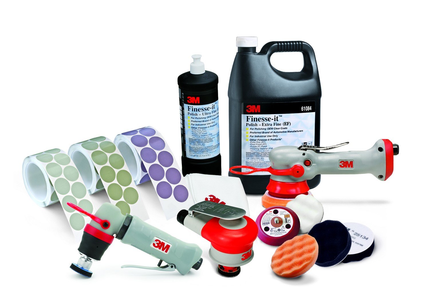 3M Finesse-it 02648B podkładka polerska, haczyk i pętelka, średnica 3-1/4, pomarańczowa pianka - czarna pętla (10 sztuk) od 3M