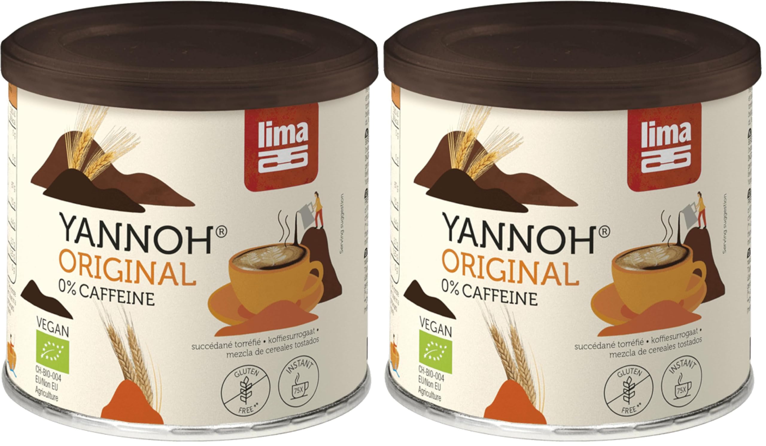 Lima Yannoh Istantant Original, 250g (Confezione da 2)